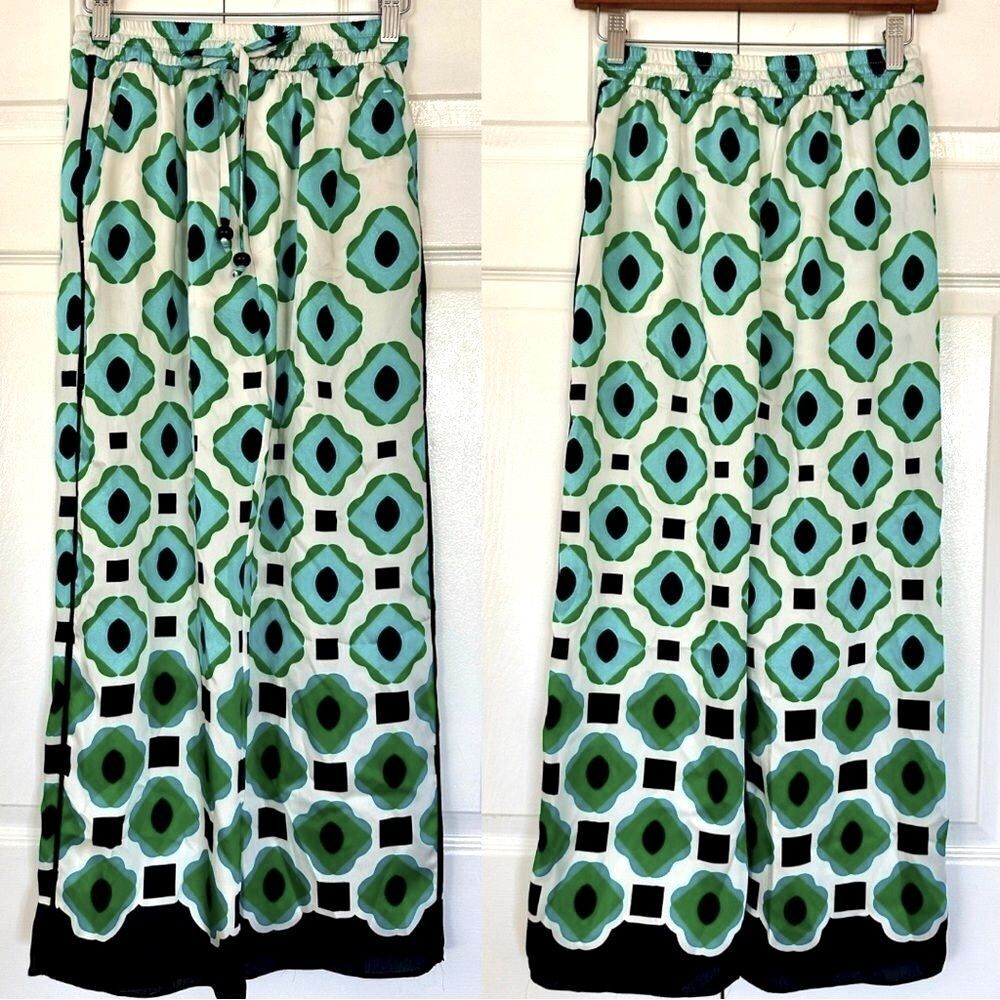 Zara Set Geometric Print Matching 2 Piece Shirt Pants Size XS • BLOGGER FAVORITE - Picture 14 of 16